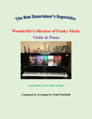 Book cover for "Wonderful Collection of Funky Music" for Violin and Piano