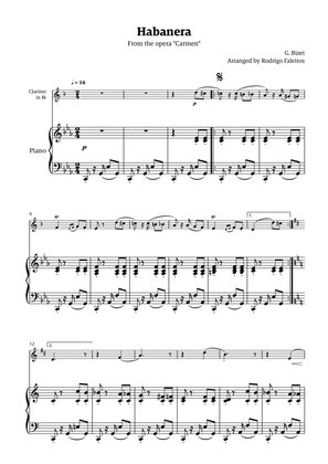 Habanera (for solo clarinet w/ piano accompaniment)