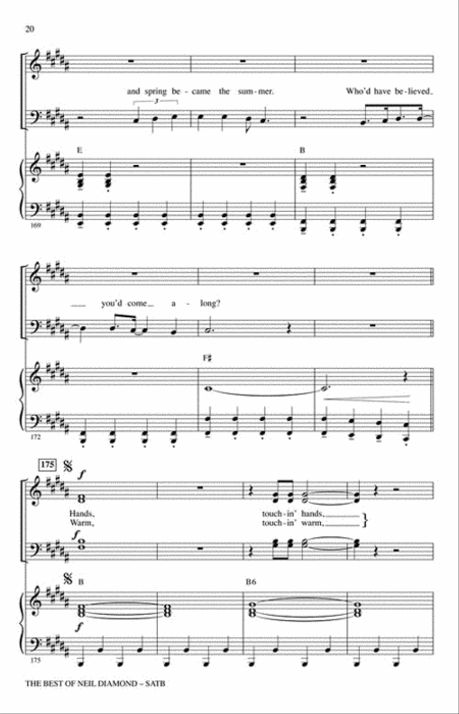 The Best of Neil Diamond 4-Part scores gallery preview page 5