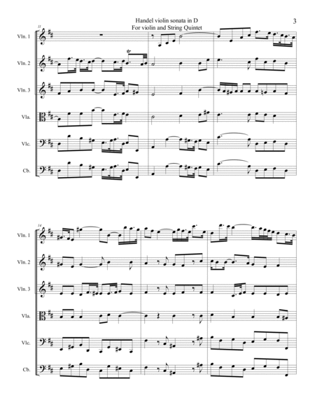 violin sonata in D