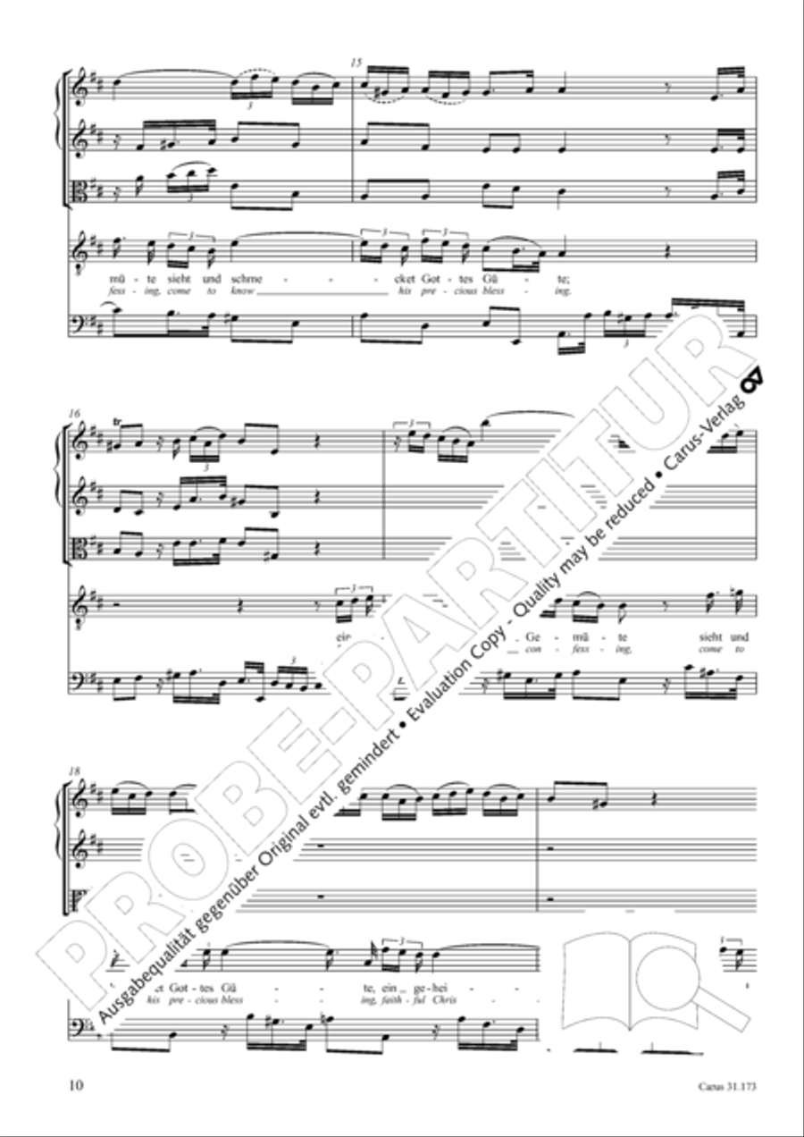 Exalted flesh and blood (Erhohtes Fleisch und Blut) 4-Part scores gallery preview page 10