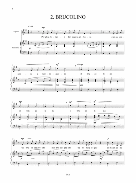 Lo Zoo della Fantasia for Children’s Choir (SMsA), Piano, Flute and Percussions. Poetic Texts by Giuseppe Calliari