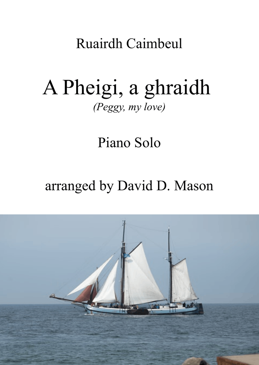 A Pheigi, a ghraidh (Peggy, my love) Piano Solo scores gallery preview page 1