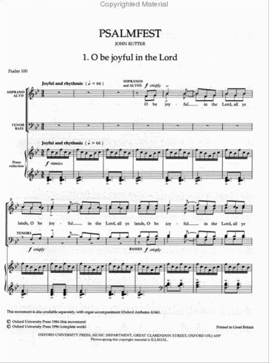 Psalmfest Mixed Choir scores gallery preview page 2
