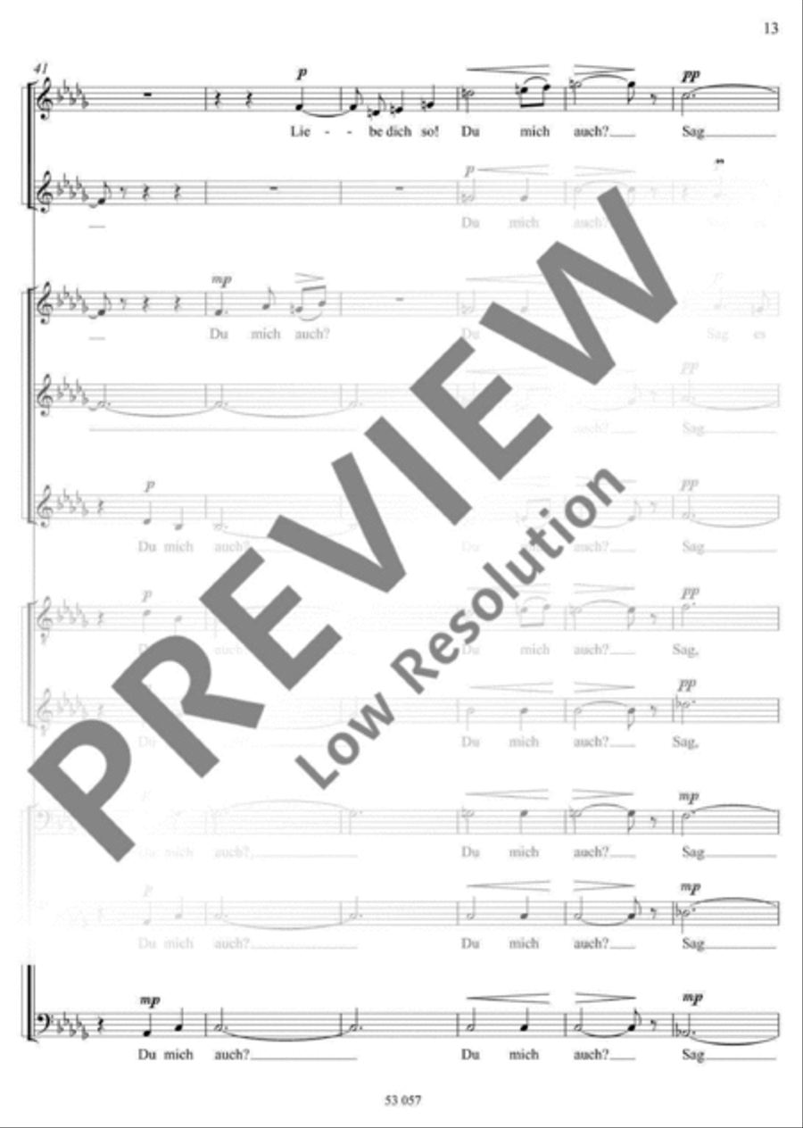 Ich bin so allein A Cappella scores gallery preview page 14