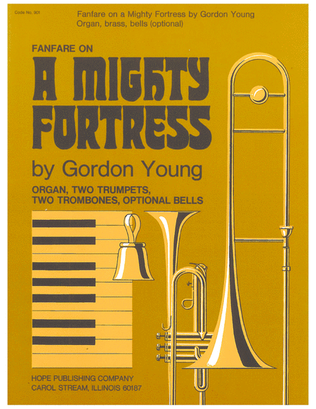 Book cover for Fanfare on "A Mighty Fortress"
