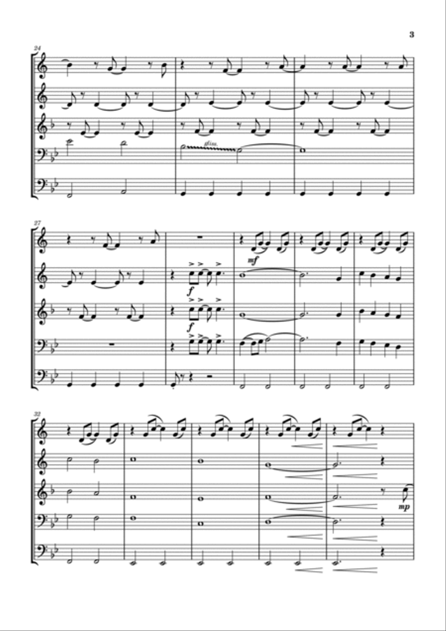Favorite Crime Brass Ensemble scores gallery preview page 3