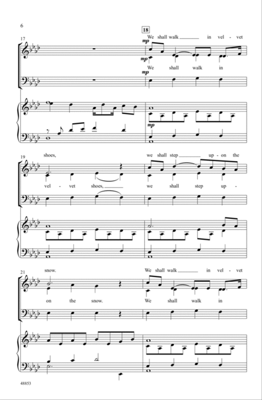 Velvet Shoes Velvet Shoes Choir scores gallery preview page 4