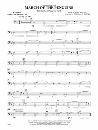 March of the Penguins, Opening Theme from (The Harshest Place on Earth): (wp) B-flat Baritone B.C.