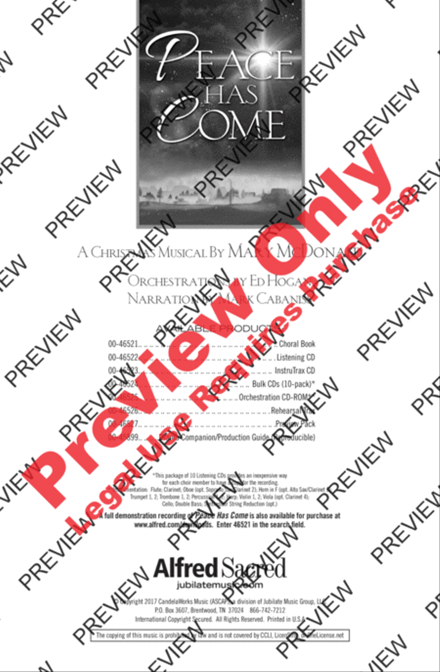 Peace Has Come Peace Has Come Choir scores gallery preview page 2