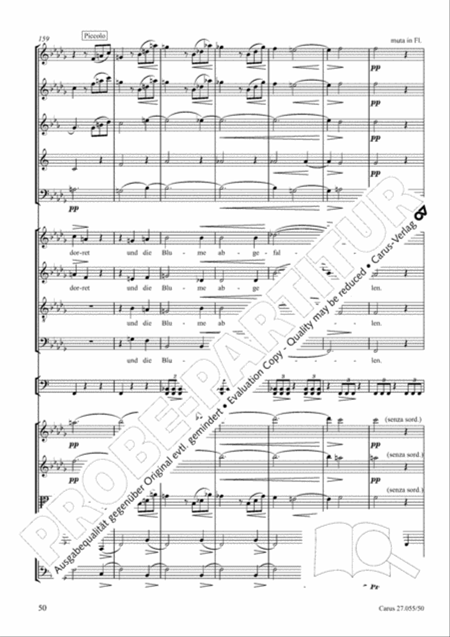 Ein Deutsches Requiem (German Requiem) 4-Part scores gallery preview page 57