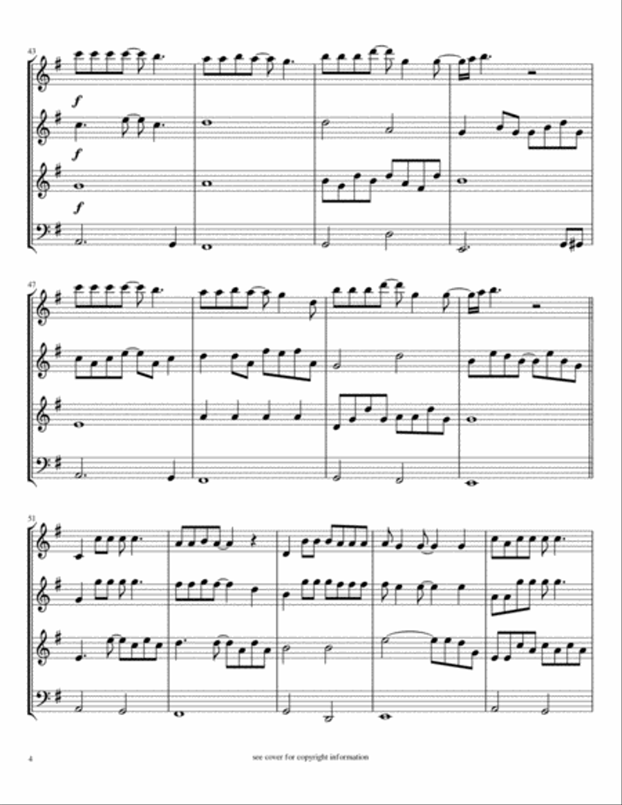 Shallow Woodwind Quartet scores gallery preview page 5