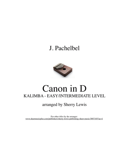 CANON by Pachebel for KALIMBA - THUMB PIANO image number null