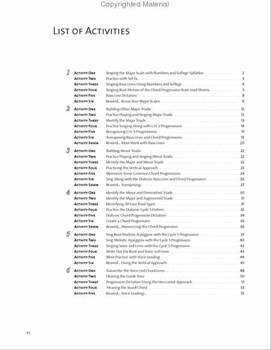 Real Easy Ear Training Book Piano scores gallery preview page 3