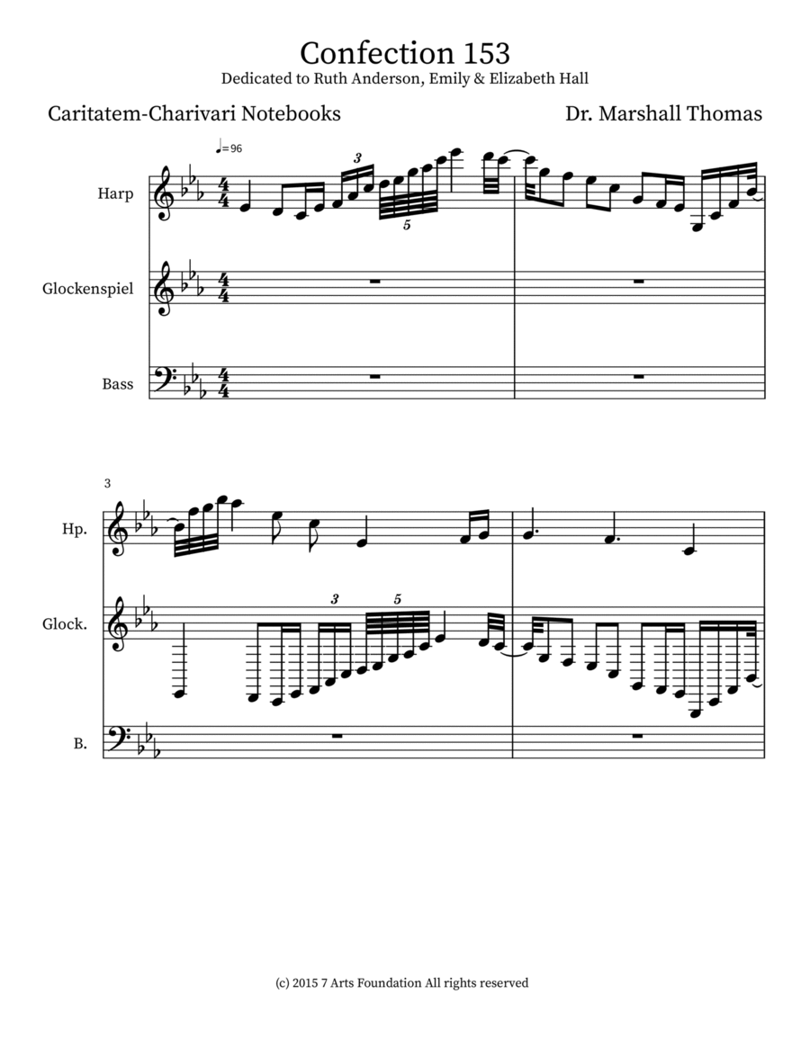 Confection 153 Double Bass scores gallery preview page 1