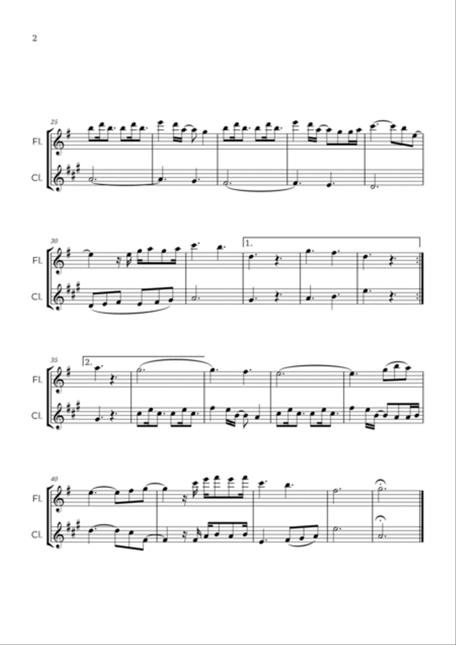 A Thousand Years A Thousand Years Woodwind Duet scores gallery preview page 3