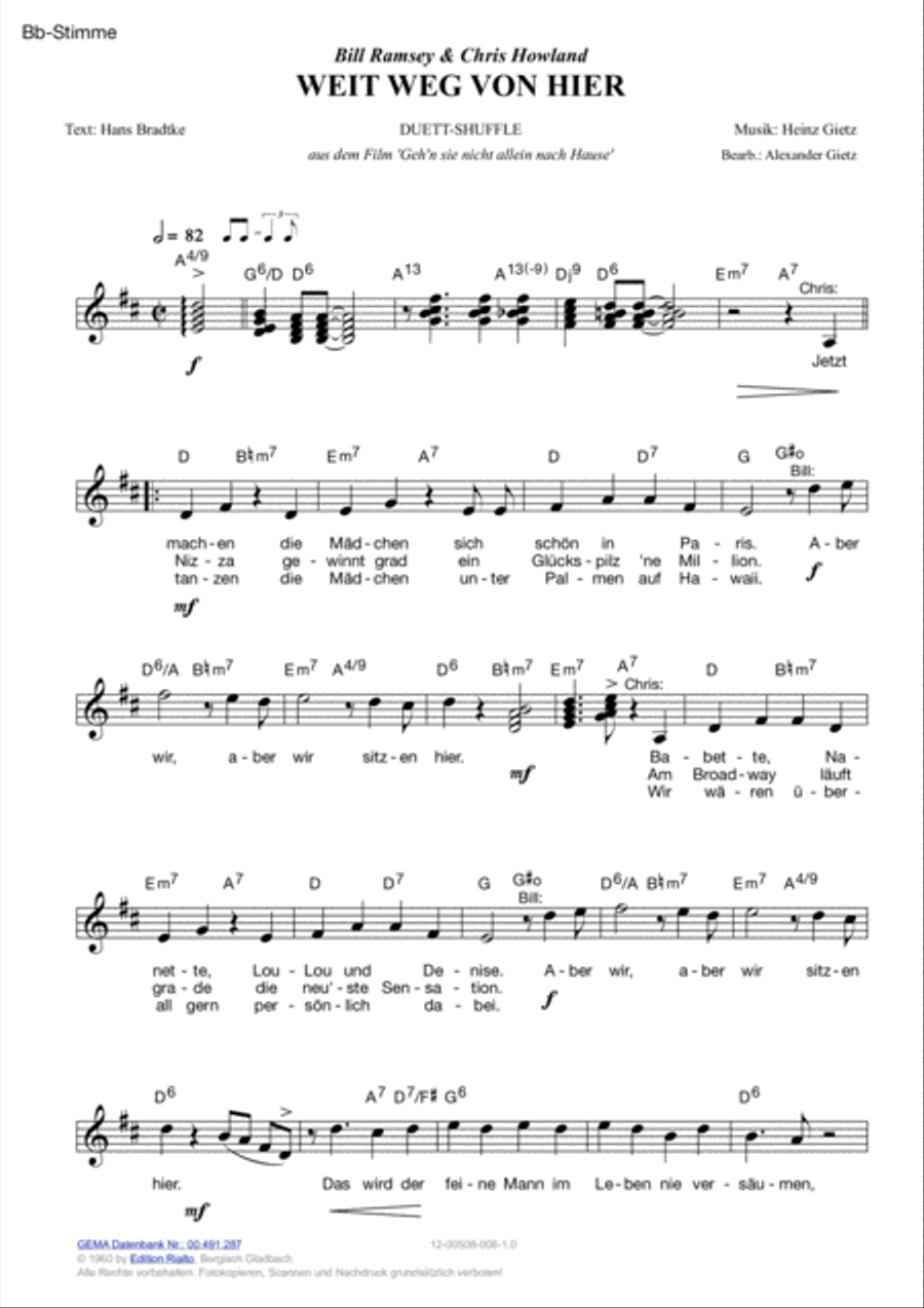 Weit weg von hier Voice scores gallery preview page 4
