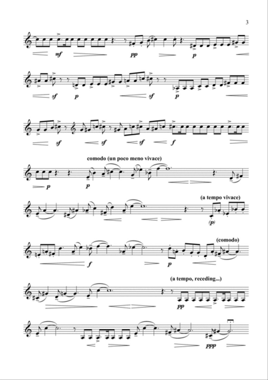 Hunding for solo horn Horn scores gallery preview page 4