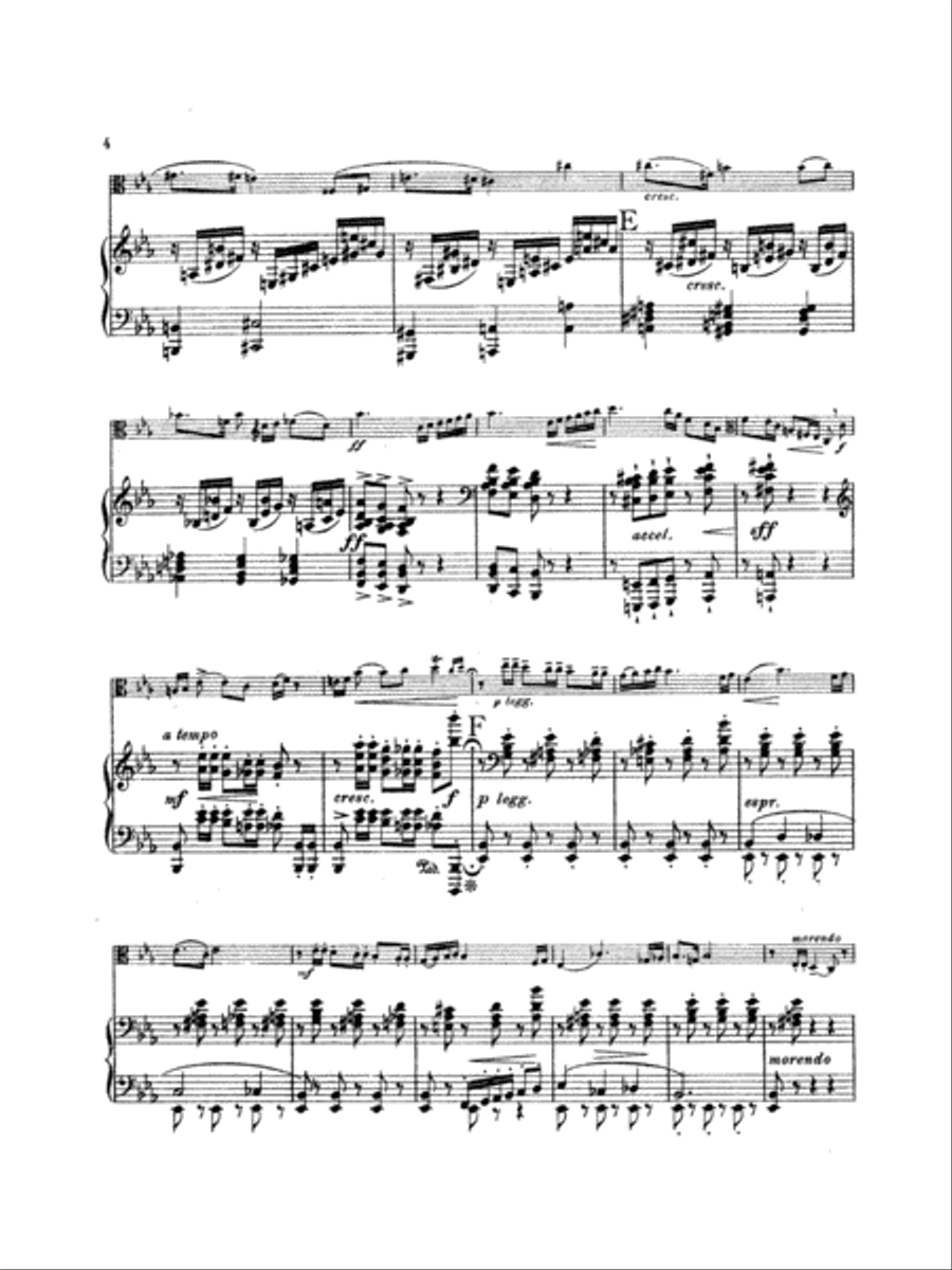 Bowen: Sonata No. 1 in C Minor Piano scores gallery preview page 6