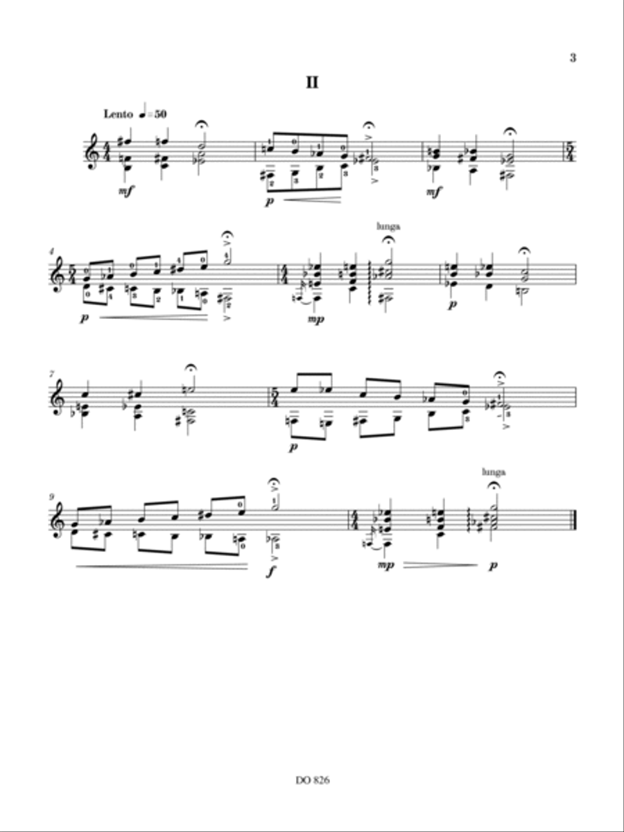 Sept brèves énigmes Sept brèves énigmes Classical Guitar scores gallery preview page 3
