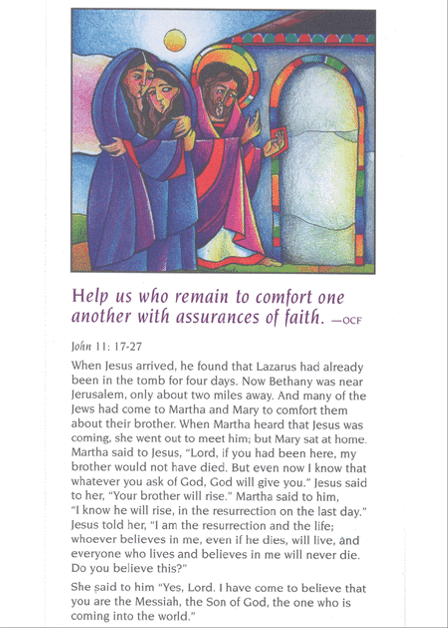 Prayer For the Deceased (50/pkg) Sacred scores gallery preview page 1