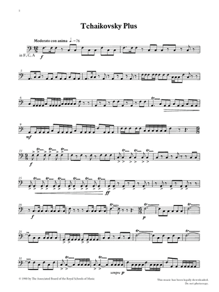 Tchaikovsky Plus from Graded Music for Timpani, Book IV