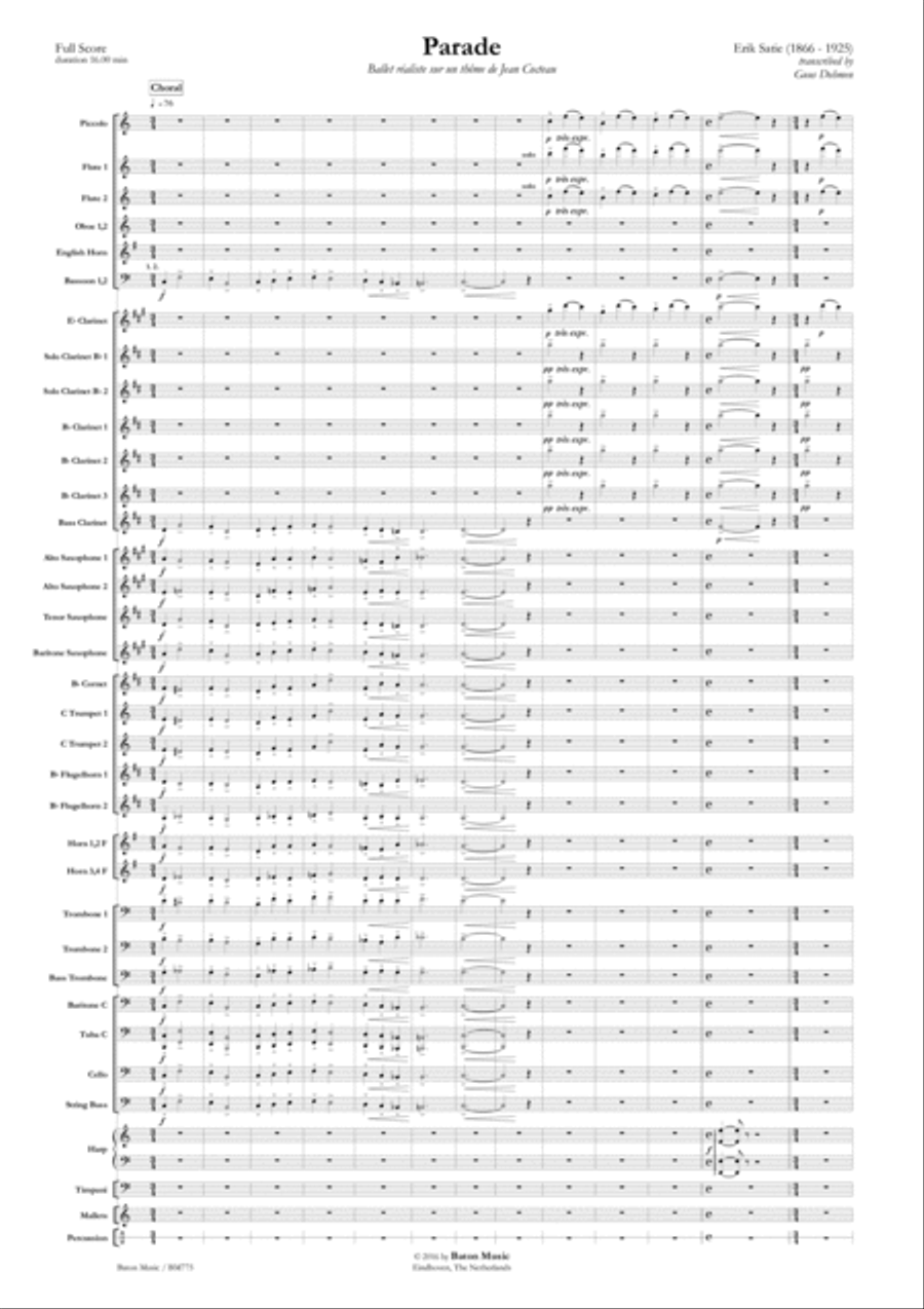 Parade Parade Concert Band scores gallery preview page 2