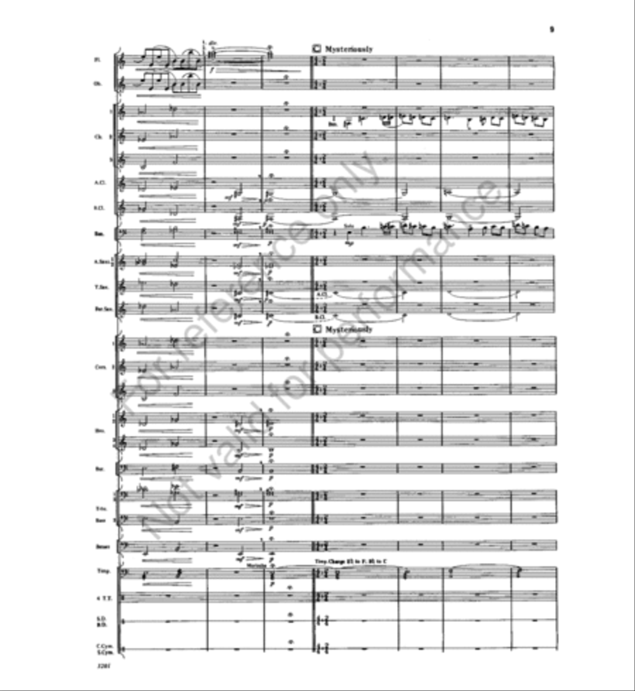 Symphonic Celebration and Dance Concert Band scores gallery preview page 8