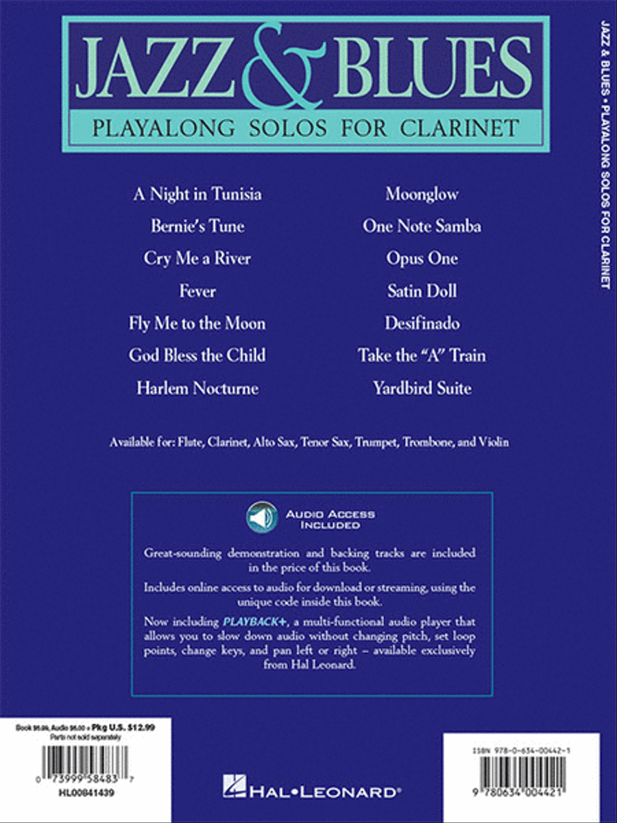 Jazz & Blues Clarinet Solo scores gallery preview page 6