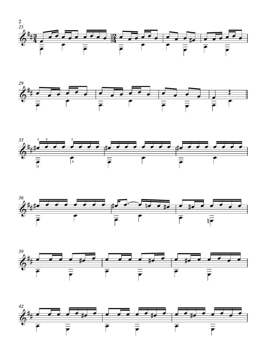 Ikariotikos - Traditional Greek Song Ikariotikos - Traditional Greek Song Guitar Solo scores gallery preview page 2