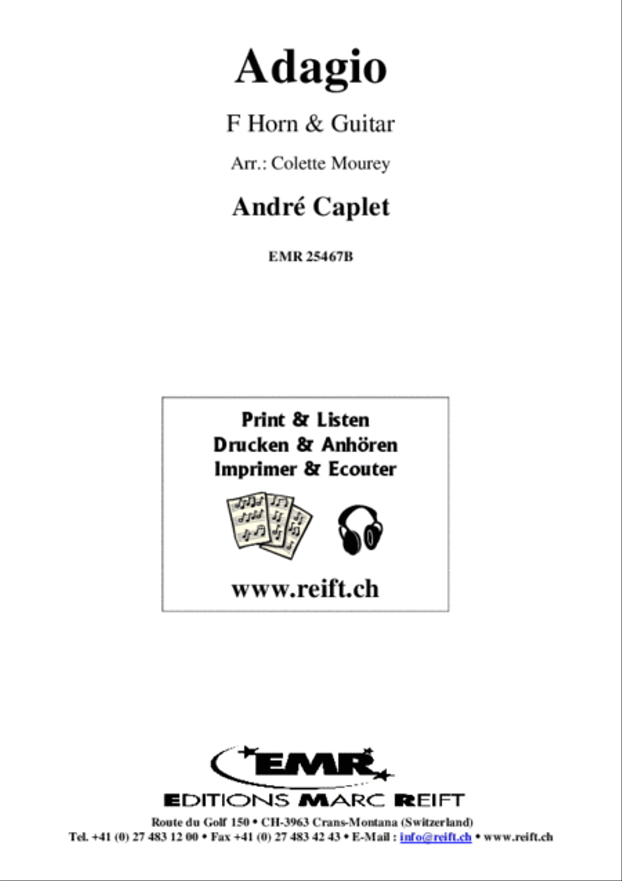 Adagio Adagio Horn scores gallery preview page 2