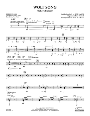 Wolf Song (Takaya Slulem) - Percussion 1