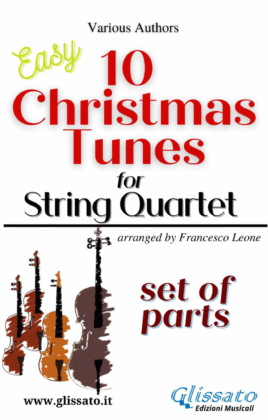 10 easy Christmas Tunes for String Quartet (set of parts) image number null