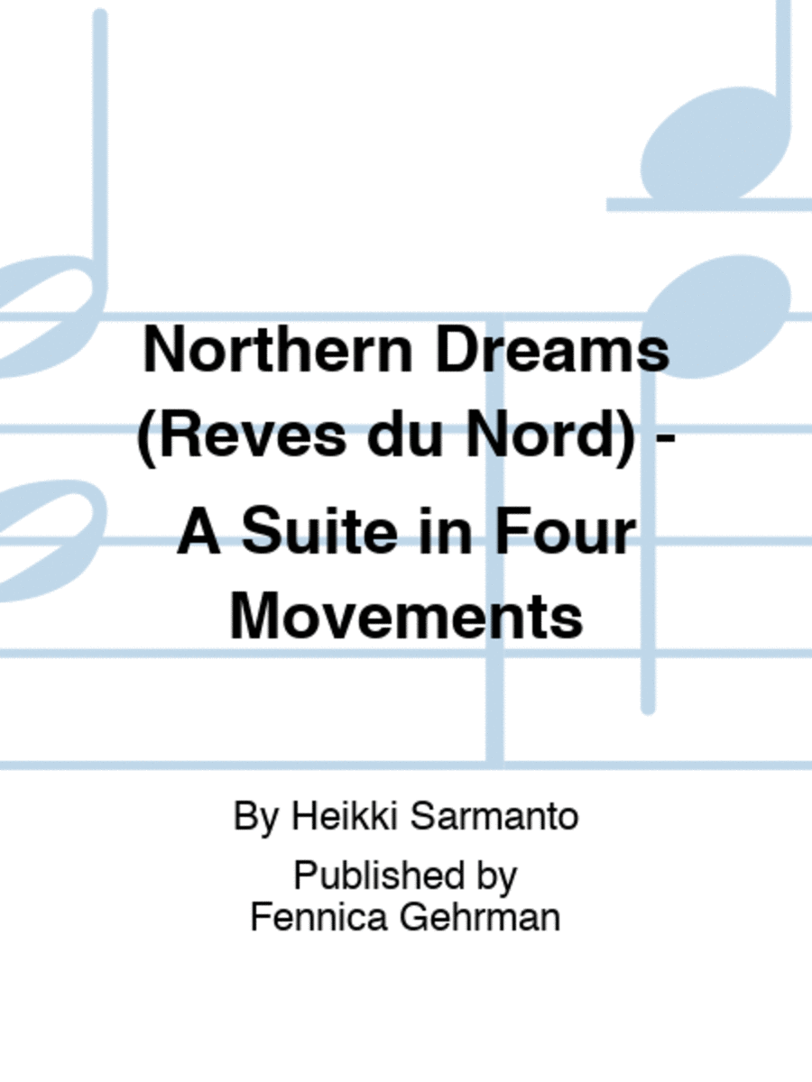 Northern Dreams (Rêves du Nord) - A Suite in Four Movements Tenor Saxophone scores gallery preview page 1