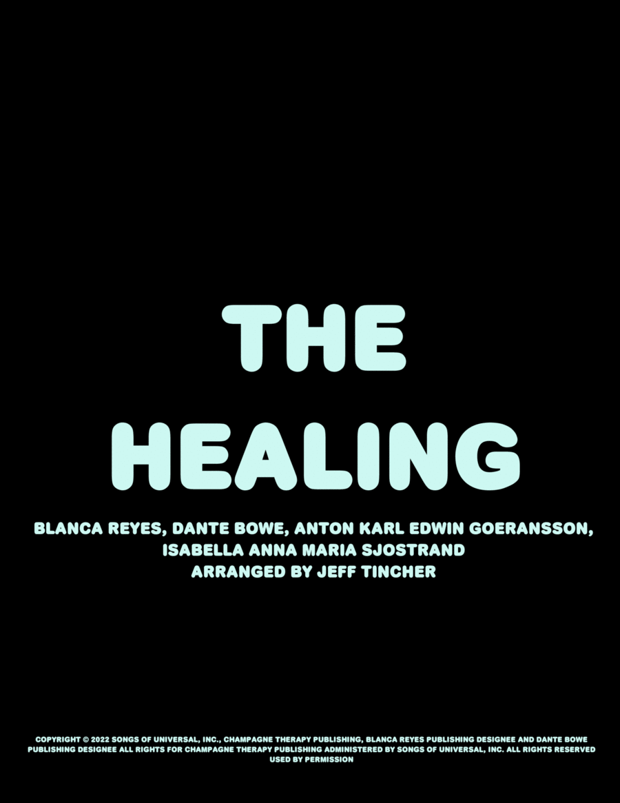 The Healing The Healing Piano, Vocal, Guitar scores gallery preview page 1