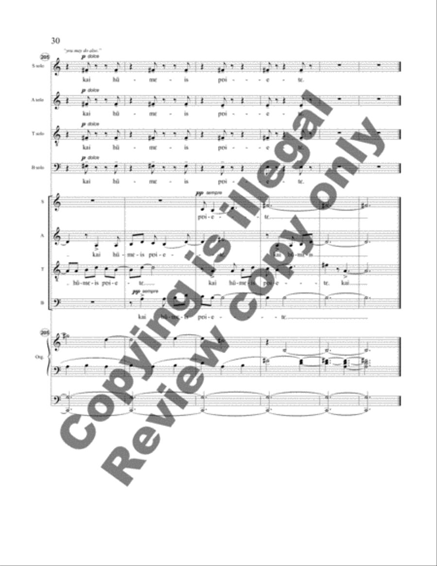 Hebrew, Latin, Greek Hebrew, Latin, Greek Divisi scores gallery preview page 10