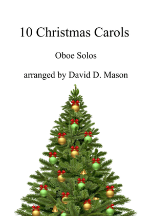 Book cover for 10 Christmas Carols for Oboe and Piano