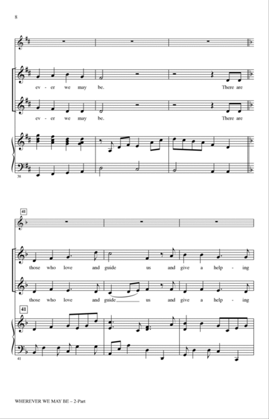 Wherever We May Be 2-Part scores gallery preview page 7