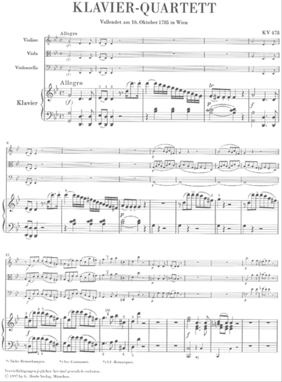 Piano Quartets Piano Quartet scores gallery preview page 2