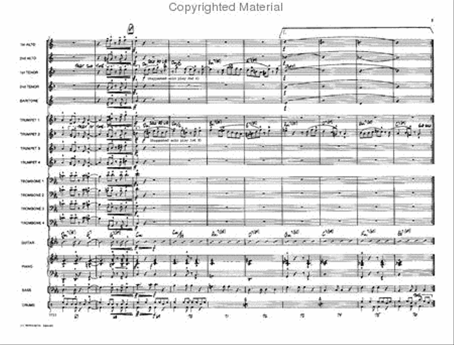 Nada Mas Jazz Ensemble scores gallery preview page 9