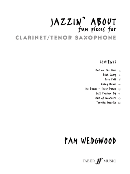 Jazzin' About -- Fun Pieces for Clarinet / Tenor Sax