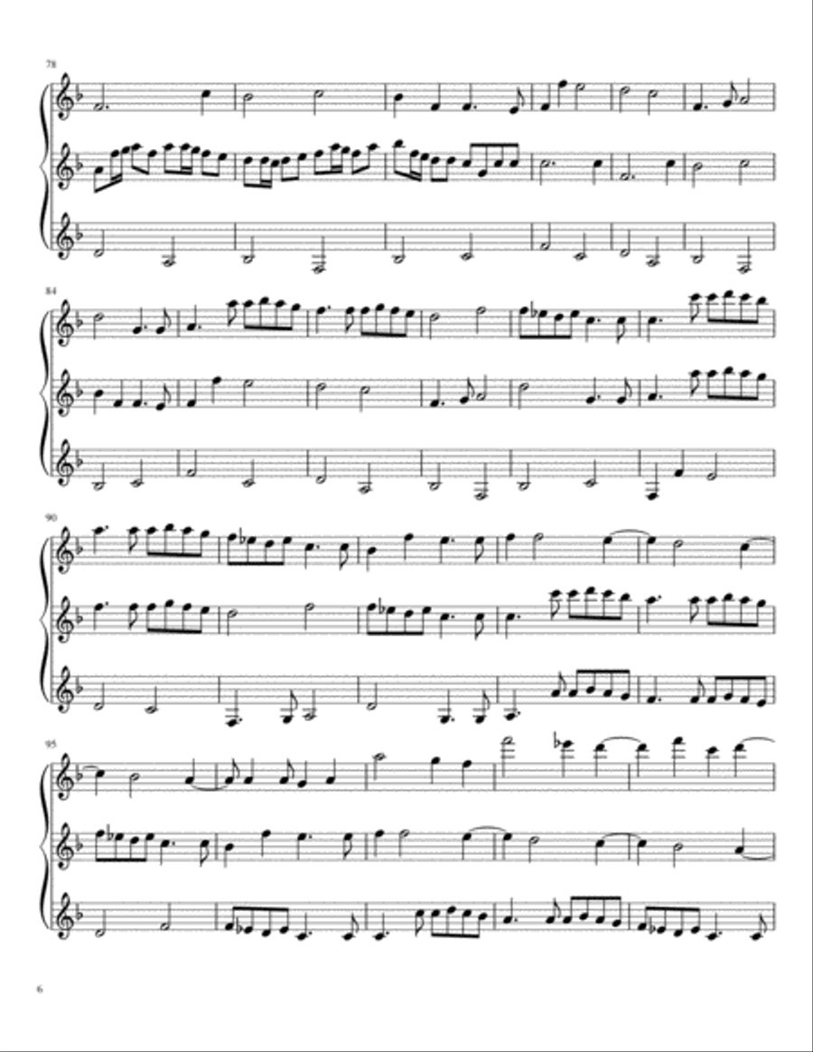 Pachelbel Canon for Clarinet Trio Pachelbel Canon for Clarinet Trio Clarinet Trio scores gallery preview page 6