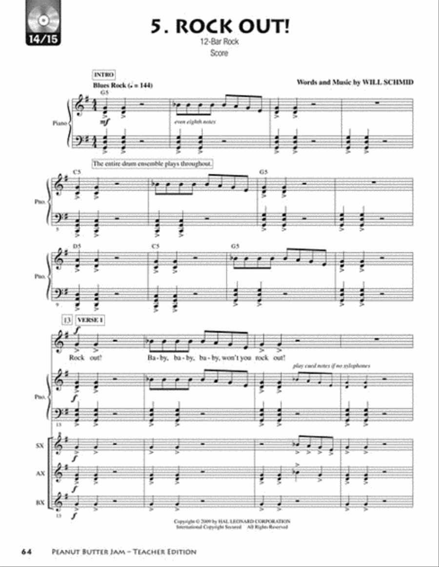 Peanut Butter Jam Choir scores gallery preview page 6