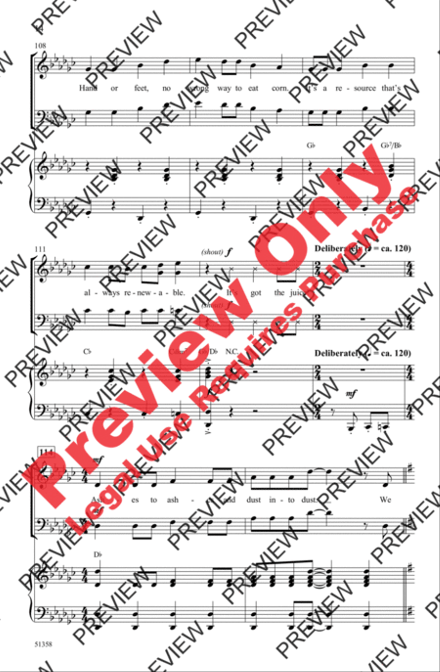 Corn 3-Part scores gallery preview page 14