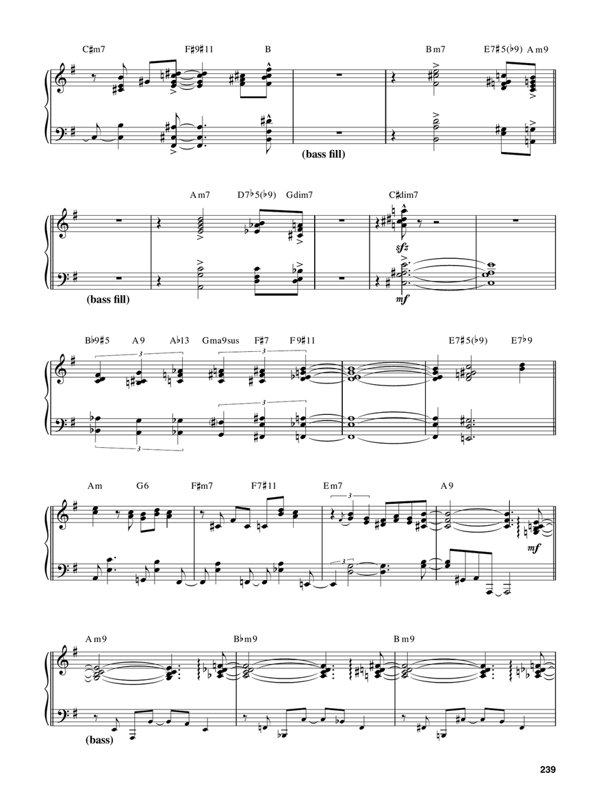 Tangerine Tangerine Piano scores gallery preview page 3