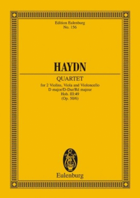 String Quartet in D Major, Op. 50/6, Hob.III:49 Frog