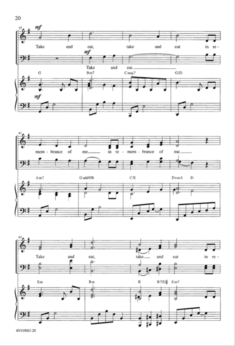 At the Lord's Table 4-Part scores gallery preview page 22