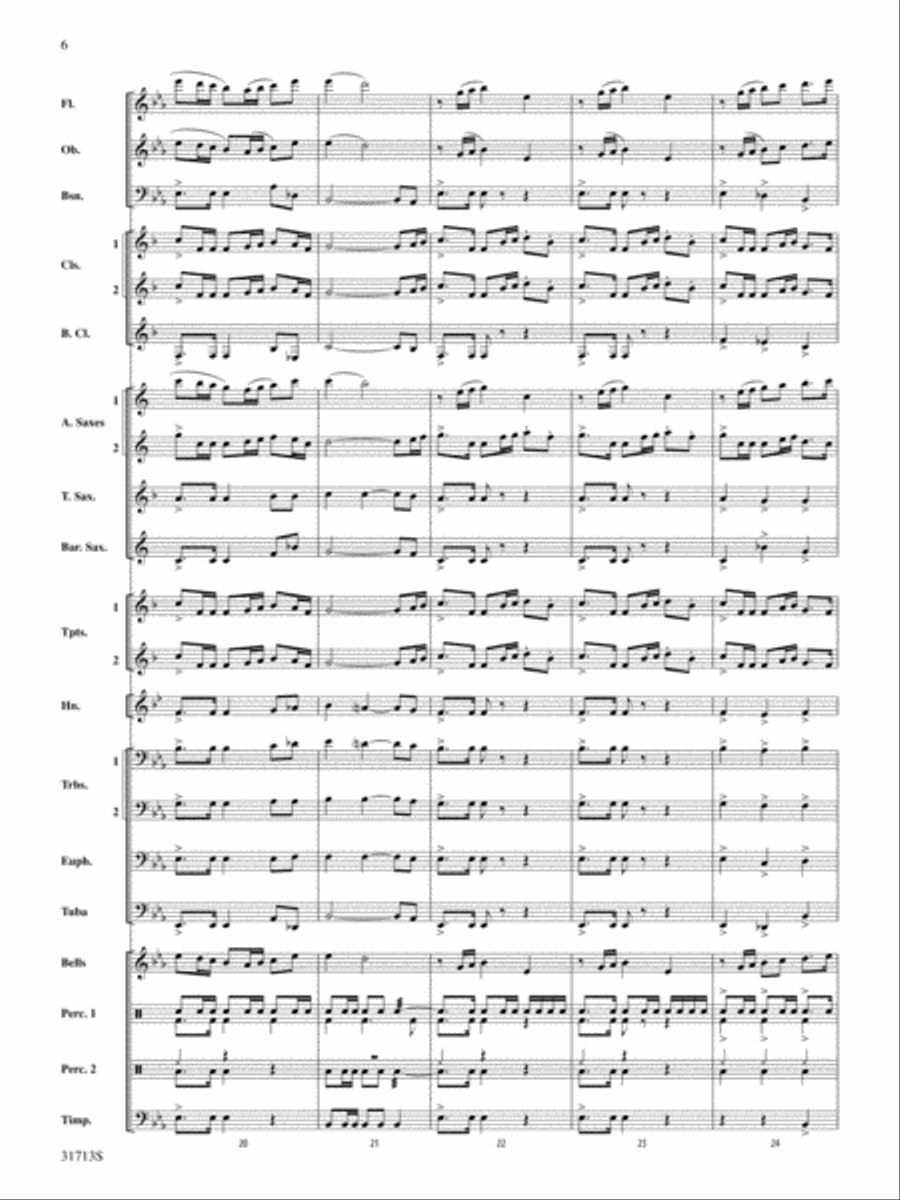 A Jamestown Trilogy: Score Concert Band scores gallery preview page 6