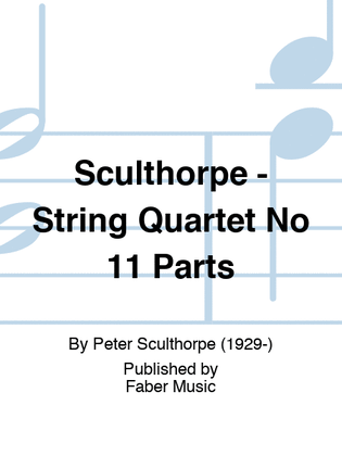 Sculthorpe - String Quartet No 11 Parts