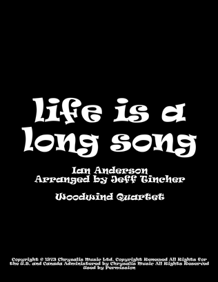 Life Is A Long Song